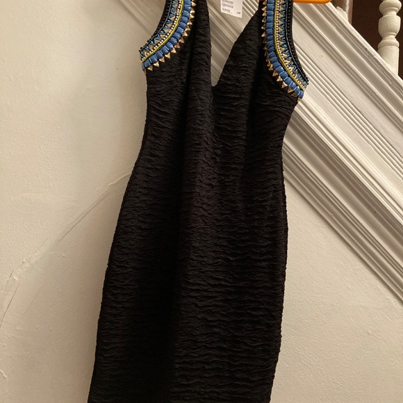 H&M Black Beyonce Collection Bodycon dress sz SMALL NWT - Picture 1 of 9